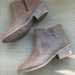 Faded Glory distressed ankle boots